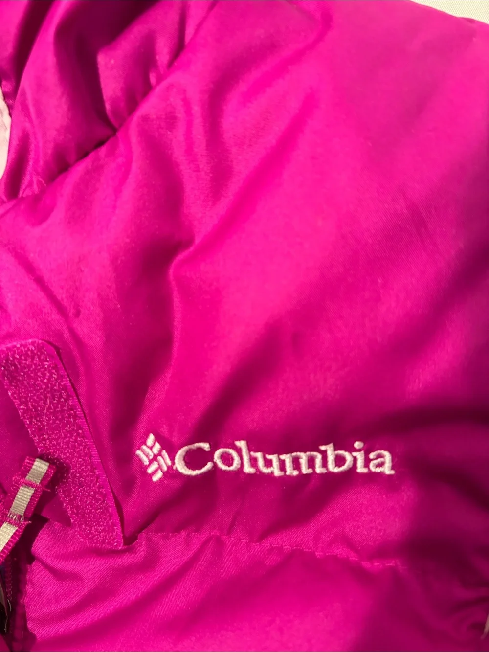 Columbia Infant Magenta Hooded One-Piece Snowsuit
